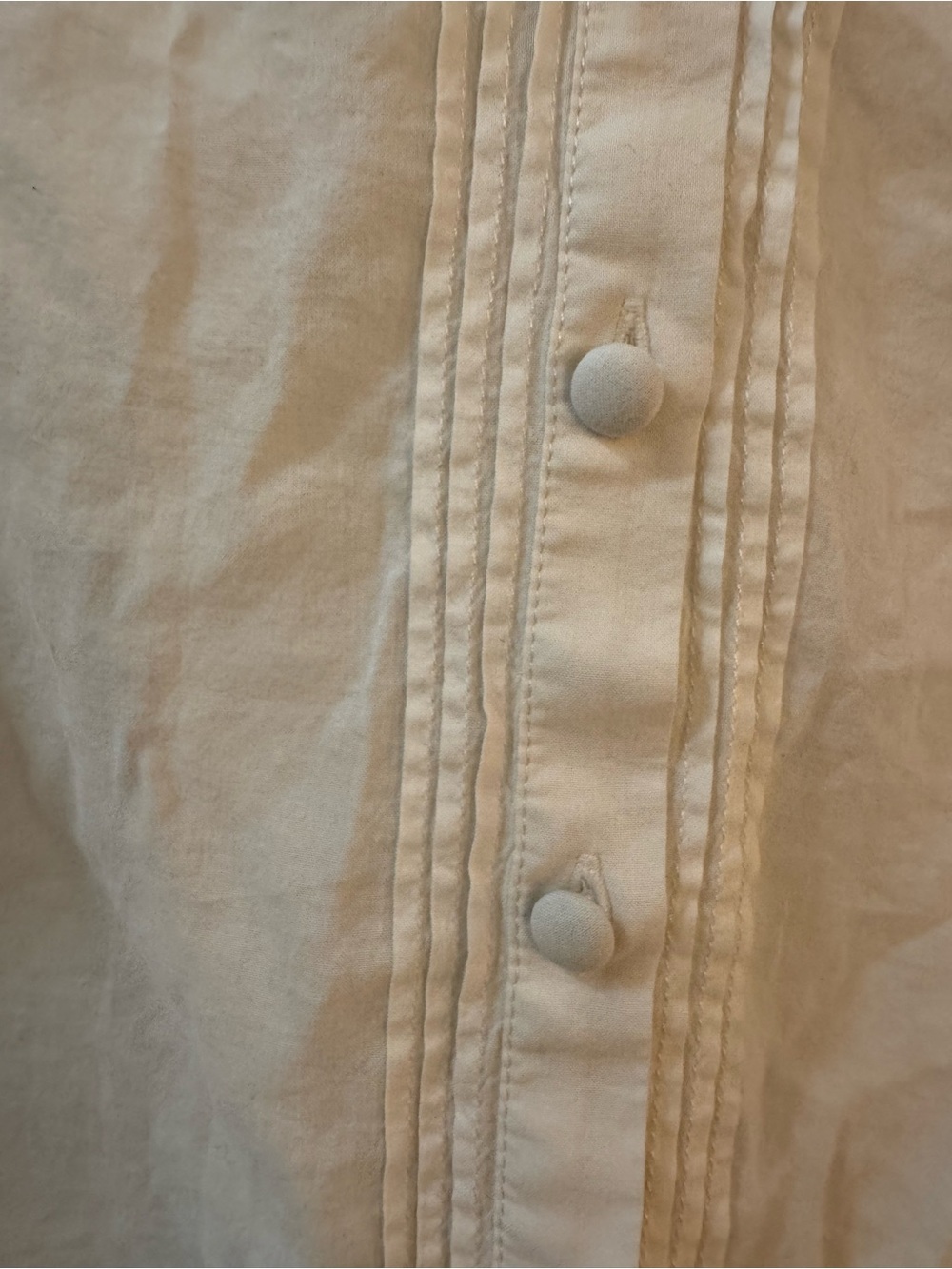 Reformation Cream Button-Up Top - Picture 6 of 10
